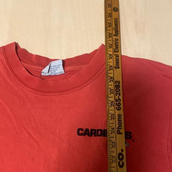 ‎Y2K Majestic Cardinals Embroidered logo Plain T shirt - Picture 4 of 5